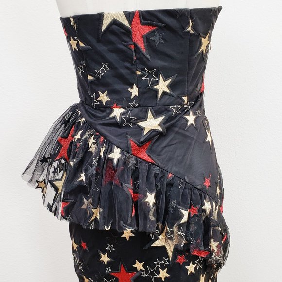 kalmanovich Designer Evening Dress Worn by Celebrities Off The Shoulder Small - Picture 6 of 10